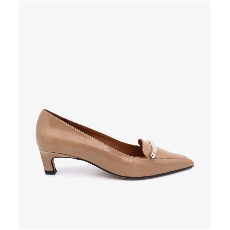 Angel Alarcon Nelie 25535-480A Pelle Lucida Marrone Chiaro