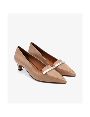 Angel Alarcon Nelie 25535-480A Pelle Lucida Marrone Chiaro