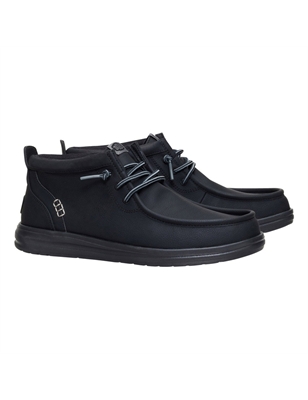 Hey Dude Wally Mid Gripr Classic Black  42051-060