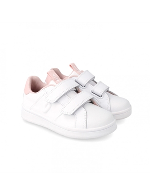 Garvalin sneakers bianco 231750-B Bianco e rosa