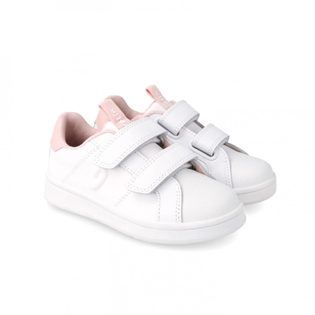 Garvalin sneakers bianco 231750-B Bianco e rosa