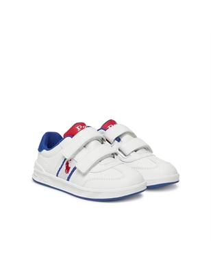 Polo Ralph Lauren RL02068100 White blu red Heritage Court III