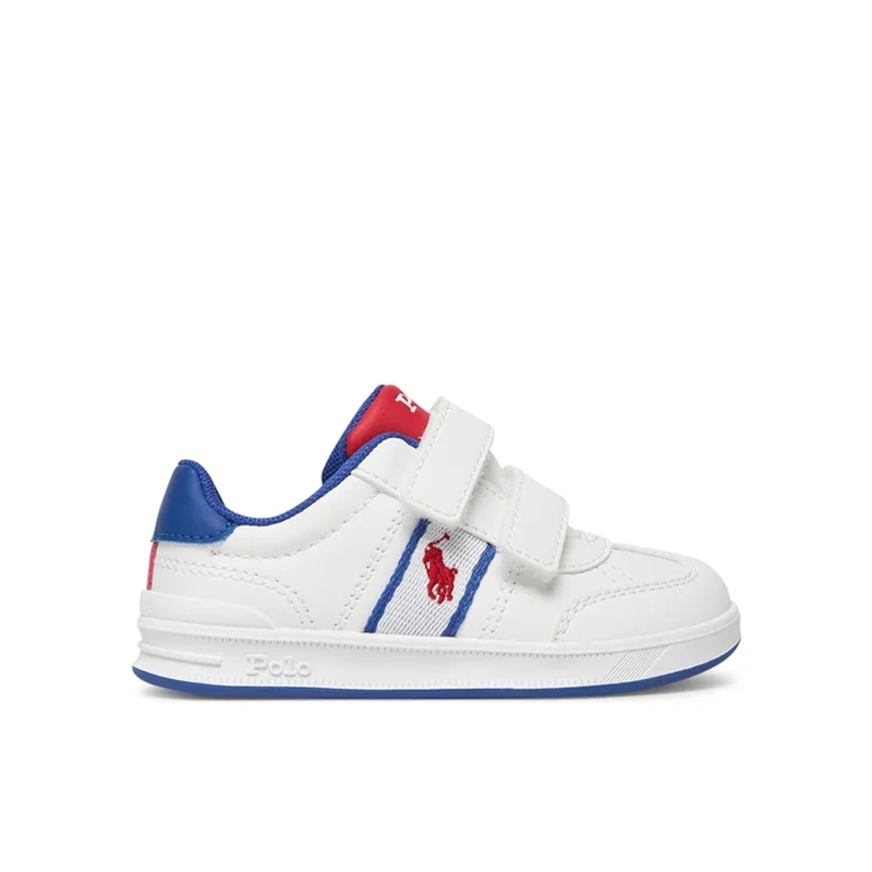 Polo Ralph Lauren RL02476104 White blu red Heritage Court III