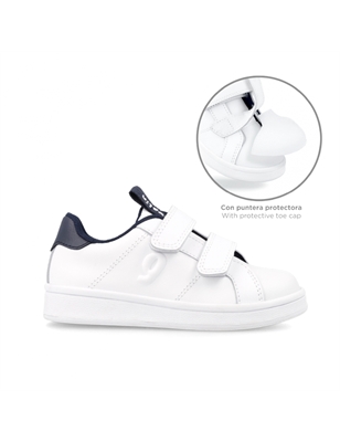 Garvalin sneakers bianco 231750-A Bianco e blu