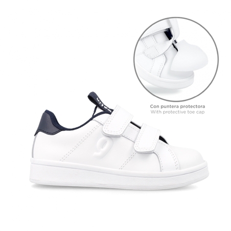 Garvalin sneakers bianco 231750-A Bianco e blu