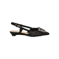 KEYS Slingback Tacco Basso Nero K-12240
