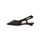 KEYS Slingback Tacco Basso Nero K-12240