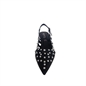 KEYS Slingback Traforata con borchie K-12540 Nero