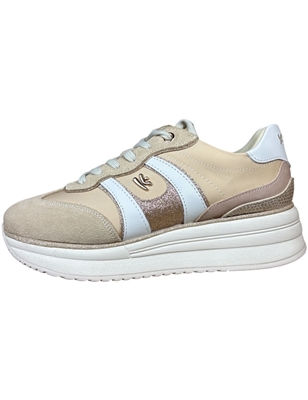 KEYS K-11891 Beige/Cipria Sneakers Donna