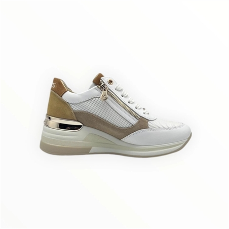 KEYS K-11813 White/Beige Sneakers Donna