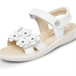 Naturino Sandali in pelle con fiori applicati