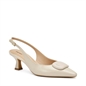Frau slingback in vernice con accessorio