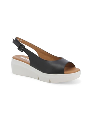 Walk Melluso Sandali Donna Casual Zeppa Tomaia Pelle
