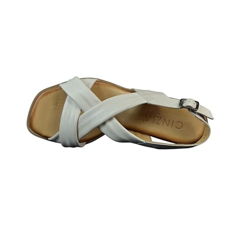 CINZIA SOFT SANDALI D TA633 002 SILVER GREY DONNA