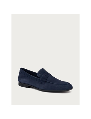 FRAU 34B5 Mocassino Destrutturato In Suede Blu