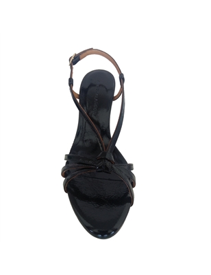 ANGEL ALARCON Rinat 26045-077 T sandalo nero lucido