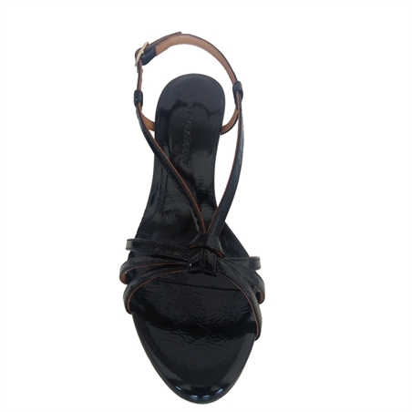 ANGEL ALARCON Rinat 26045-077 T sandalo nero lucido