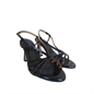 ANGEL ALARCON Rinat 26045-077 T sandalo nero lucido