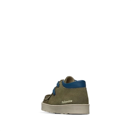 Falcotto Yorkeries Suede Dark Gray-Azure